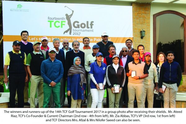 14th TCF Golf Tournament: Golfers support Education
